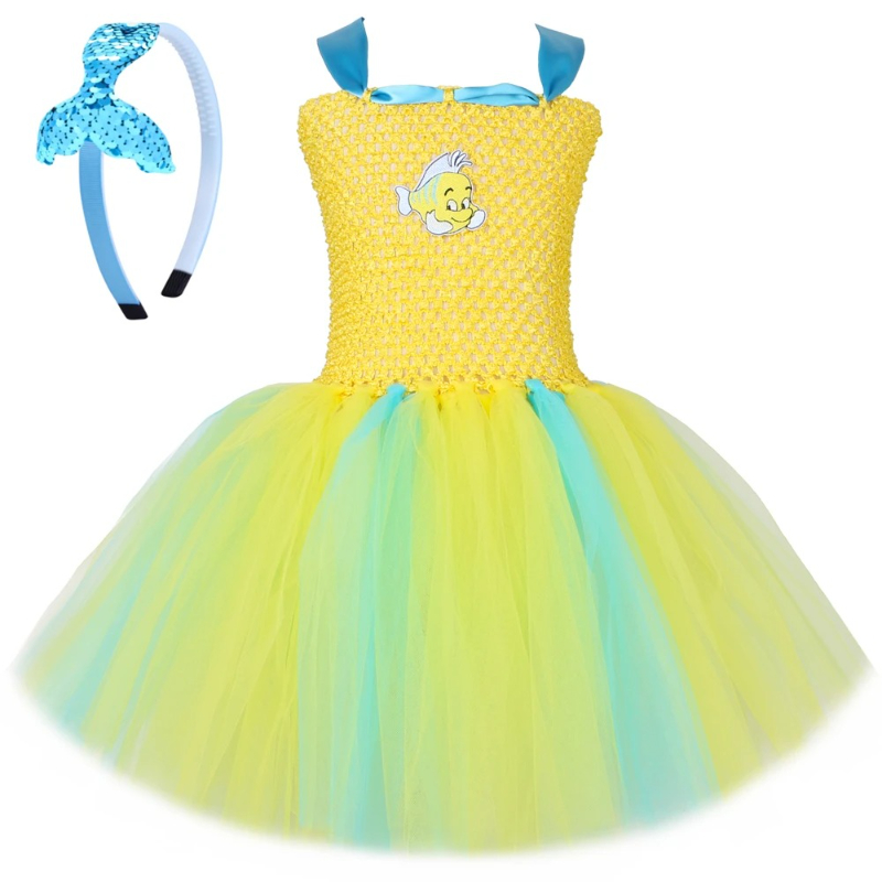 Baby Clothing Dresser - Gaun Tutu Ikan Badut Flounder Gaun